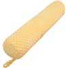 JORTUIO Cuscino Cilindrico con Chiusura Cervicale Rotolo Cilindro Cuscino Lungo 60/100/150 cm Morbido Cuscino Cilindrico Supporto, per Letto,Divano,Gambe,Schiena,Lombare(Giallo,100cmx18cm)