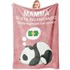 TheGiffter Regalo Mamma Compleanno, Regalo Mamma, Coperta Flanella | Idee Regali per Mamma Compleanno Natale del da Figlia Figlio, Regali per Donna Originali