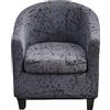 AQIGR Copripoltrona 1 Posto Elasticizato Copripoltrona Chesterfield Antiscivolo Stampata Copri Poltroncina Universale Rimovibile Lavabile Fodera per Sedia da Club (Color : #28)