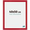 yd. Cornice 40x50 cm Rosso - Cornice in MDF Mura | Your Decoration, Vetro acrilico antiriflesso, Montaggio a parete, Adatta per foto, poster o puzzle, Made in Holland
