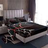 Loussiesd Set di biancheria da letto a tema basket per bambini, lenzuola King Size per camera da letto di ragazzi e ragazze, set di biancheria da letto sportiva con stampa di palla da basket in 3D, morbide
