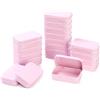 LJY 20 Pezzi Scatole di Latta Rettangolari Rosa con Coperchio a Cerniera (9,5 x 6 x 2,2 cm) - Mini Tin Box in Metallo per Organizzazione Minuteria, Contenitori Piccoli per Fai-da-Te e Stash Box Vuote