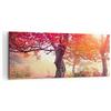 ARTTOR Quadri Moderni su Tela 120x50 cm Stampe da Parete Botanica Paesaggi - 3658 | Albero Natura Prato Quadro Decorativo Grande 1 pezzo Soggiorno Camera da Letto Arte da Parete Decorazione da Parete ARTTOR