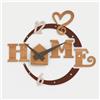 Giallobus - Orologio da Parete Adesivo Modulare Geotime - Home - Legno Mdf - Geotime - 13G_Elm - Orologio da parete moderno - Numeri adesivi 3d - Costruzione modulare