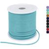 CAMAL Cordoncino in nylon cerato da 1,5 mm, filo cerato per bracciali, 21 m, cordoncino in pelle cerato da 1,5 mm, per gioielli fai da te, macramè, gioielli (azzurro)