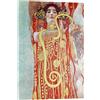 Posterlounge Igea Stampa su vetro acrilico | 13 x 18 cm di Gustav Klimt Arancione Quadri Decorazione per pareti