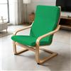 Generic Copertura per Cuscino Sedia Poang Copri Cuscino Elastico Coprisedia con Braccioli,F