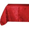 RICAMI FIORENTINI BALDI Tovaglia antimacchia Rettangolare per 12 Cm 140x240. Antimacchia No Stiro Tipo fiandra rifinitura Orlo Dritto. Molto Resistente. Prodotto Artigianale Toscano. Rosso 220