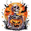 MOTGOM 5D DIY Diamond Painting Pendente Kit Teschio di Halloween, Pittura Diamante per Acchiappaluce, Fai-da-te Diamond Painting DIY Strass Decorazione per Casa 20x20cm