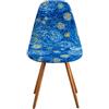 Meigeh Coprisedie Scandinave Fodera per sedia da Pranzo Coprisedia per sala da pranzo Scandinave Coprisedia a forma curva 2 pezzi Cielo stellato