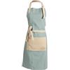 The Great British Bake Off Grembiule per donna e uomo, con tasche, 100% cotone, con cinturino regolabile e logo ufficiale GBBO
