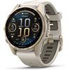 Garmin Orologio Fenix 8 Amoled Sapphire 43mm Beige/grigio, Taglia: UNI, beige/grigio
