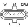 BOSCH Alternatore MERCEDES-BENZ 7,7 5,1 A0141549902 A0151541702 0141549902
