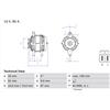 BOSCH Alternatore per NISSAN 2,2 231005M310