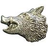 Brazil Lederwaren Spilla da bavero cinghiale maschio | per cappello o risvolto | perfetto per outfit da caccia | spilla pin button