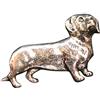 Brazil Lederwaren Spilla da bavero bassotto | per cappello o risvolto | perfetto per cani-amanti | spilla pin button