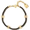 Brosway Bracciale da Donna del Brand, Collezione Desideri. Bracciale in Acciaio di Colore Nero e Oro. Finitura in Colore Oro Presenti zirconi. La referenza è: BEI079