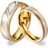 Aotiwe Gioielli gotici, anello donna matrimonio modello di lama in acciaio inossidabile, regalo di compleanno