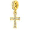 Eusense Charms per Bracciali per Pandora, Tartaruga Cane Cavallo Charm Croce Bussola Charm Compatibile con Braccialetti e Collane europei Regali per le Ragazze Donne Mamma