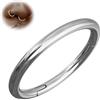 BodyBonita G23 Titanio Senza Giunte Piercing Naso - Piercing al Naso 20G/18G/16G Gioielli Anelli per Setto Labbro Cartilagine Elica Daith Conch Trago Rook Labret Ombelico Oro/Argento/Nero 6 mm-12 mm
