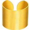 Richsteel Anello Aperto Punk Hhiphop Anello Personlaizzato Testo Incisione Larghezza 5/10/17 MM Superficie Opaca/Liscio Anello Set Uomo Sovrapponibile Regalo per Lui Ragagzzo Compleanno
