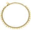LUUK LIFESTYLE Collane, bracciali e set di gioielli in acciaio inossidabile, design moderno, gioielli per lei, accessori moda per donna e ragazza, stile chic ed elegante, colori oro, argento e rosa