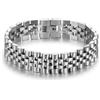 Donipreziosi Bracciale Uomo a Catena Maglia Jubilee in Acciaio Inossidabile - Cinturino disponibile in più colori