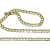 Never say Never Catena massiccio di Oro Giallo 18 K di 3 mm di larga E 60 cm di lunga. chiusura moschettone peso; 10.05 gr di Oro da18k