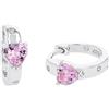 Amor Orecchini a cerchio in argento sterling 925 per bambine, in argento, forniti in una confezione regalo per gioielli
