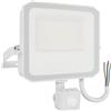 Faro LED 50W IP65 Bianco con Sensore di Movimento e OSRAM chip LED Colore Bianco Caldo 3.000K