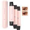 DENESTUP 2 timbri per eyeliner, Wing Cat Eye Liner, penna magnetica per eyeliner, a lunga durata, impermeabile, Winged Beginner Liquid Eyeliner Make Up (nero)