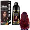Tkekruh Shampoo Colorante Vino Rosso per Capelli Grigi 500ml, Borgogna Scuro, Instant Hair Dye 3 In 1, Veloce Tintura, Colorante Naturale e di Lunga Durata per Uomini e Donne