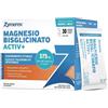 Zymerex Magnesio Bisglicinato Acitv+ Integratore per la stanchezza e affaticamento, 30 bustine