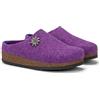 LE TIROLESI - Pantofola Cortina in lana REWOOLY® con sottopiede morbido e suola in gomma - Made in Italy