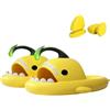 Zureto Angler Fish Shark Slides, Cloud AnglerFish Slides, Sandali originali Shark, Super Soft Glow In The Dark