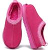 Meik Mangni Pantofole Donna Uomo Inverno Scarponi da Neve in Pelle Unisex-Adulto Caldi Ciabatte da Casa Antiscivolo,35-44 EU