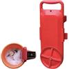 Dujuanus Agitatore per Lavaggio Portatile 150 W per Secchio da 5 Galloni (Rosso) | Lavatrice Compatta con Rotazione Reversibile, Display Digitale e Timer 5/10/15 Min per Intimo, Calzini, Viaggi e Dormitori