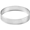 Melitt 20 cm Rotondo In Acciaio Torta Foro Stampo Mousse Torta Crostata Pizza Dessert Decorazione FAI DA TE Stampo Cottura