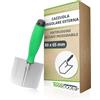 ToolSpace Cazzuola Angolare Esterna 80x65 mm Bicomponente Spatola Angolare Intonaco Stucco Cemento Gesso Muratura Intonacare Rasatura Pareti Facciate Finiture 90° Antiruggine Cartongesso Acciaio Inox