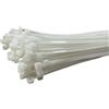 eacommerce Fascette Cablaggio per elettricisti stringicavo Fermacavo in Nylon (280x4,5 mm, Bianco)