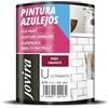 JOVIRA PINTURAS Vernice Per Piastrelle 750 ml |ultra opaco a Base d'acqua. Date un nuovo look alla vostra cucina e al vostro bagno. (750 Millilitri,Rosso Granato)