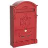 Alubox Residence Cassetta Postale, Rosso