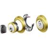 MAS19 DEFENDER MAGNETICO ANTIACIDO MR500Y-25D1 DIAMETRO mm.50 OTTONE LUCIDO 5 CHIAVI IN DOTAZIONE