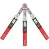 MOVECRAB Chiave dinamometrica digitale da 3/8 con misurazione angolare di 0,1° gamma 3-60 Nm (2-44 ft.lb), display LED e buzzer, per riparazione auto, moto e fai da te