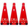 notlok Safety Work 3x Supporto a parete per estintore a forma di triangolo | per estintori fino a 12 kg, per appendere l'estintore, universale, montaggio a parete per estintori per casa e ufficio