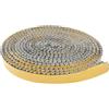 SDLDEER Nastro sigillante per camino, 3 mm x 18 mm x 3,5 m, nastro sigillante ignifugo, autoadesivo, per camino, stufa, tubi della stufa, affumicatore, canna fumaria