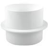 Oniissy Valvola di ritegno per ventola in PVC per bagno cucina, tubo rotondo antiritorno, aspiratore ventilatore posteriore per otturatore da bagno (100 mm)
