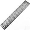 PAL 2000 KNIVES Billetta di Damasco per la fabbricazione di coltelli - Modello a fuoco a barra 38 cm x 5 cm x 5 mm 9927