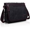 FANDARE Borsa a Tracolla Borse a spalla Ventiquattrore Borse Messenger di tela Uomo Donna Borsa postino Grande Capacità Borsetta per viaggio lavoro scuola business università Pendolare