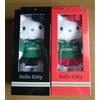 NESSUNA MARCA Set 2 bambole nere e rosse Hello Kitty 7-Eleven Limited Edition Plush